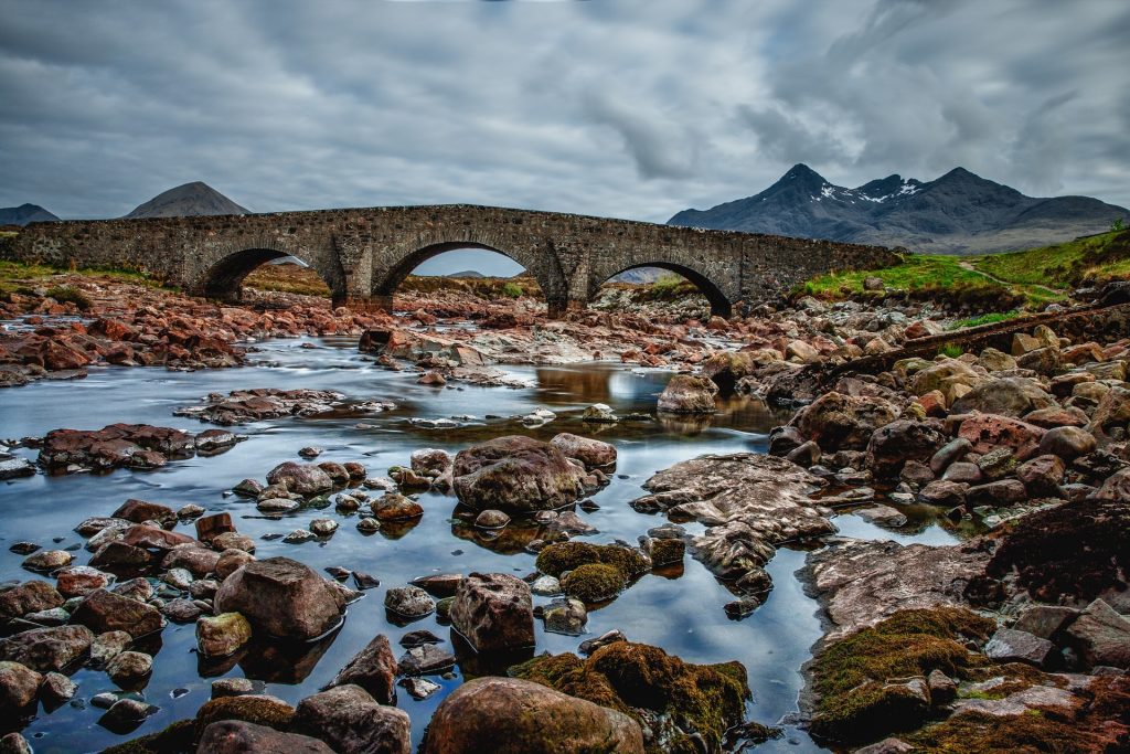 Paisaje de las Highlands de Escocia